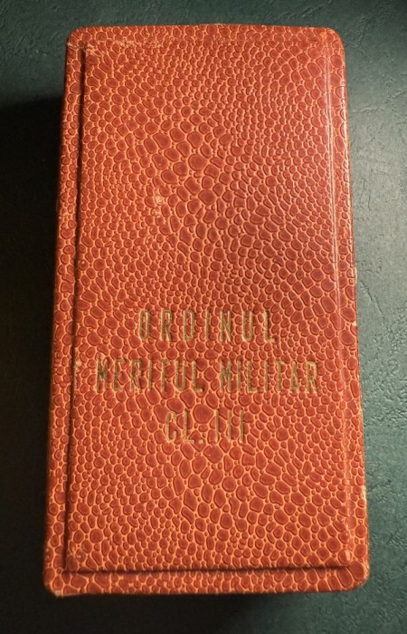 Ordinul Meritul Militar clasa a 3 a RSR