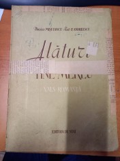 AS - PARTITURA - MUZICA MISU IANCU, TEXT P. ANDREESCU - ALATURI DE TINE, MEREU, VALS ROMANȚĂ, pentru voce si pian