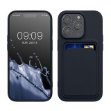 Husa Kwmobile pentru Apple iPhone 14 Pro, Albastru, Silicon, 59114.17, Carcasa