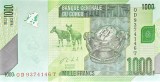 1.000 Francs Congo UNC