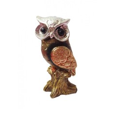 Statueta decorativa in forma de Bufnita, 14 cm, 1101XD