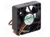 Ventilator 35x35x10mm, 12V DC, volum aer 12.17m3/h, lagar Vapo, SUNON - MF35101V1-1000U-G99