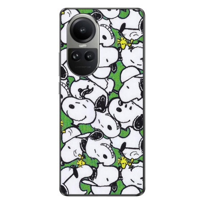 Husa compatibila cu Oppo Reno10 5G Silicon Gel Tpu Model Snoopy Pattern foto