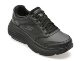 Pantofi sport SKECHERS negri, 220623, din piele naturala