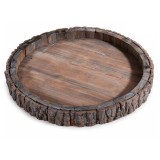 Tava lemn natur &Oslash; 37 cm x 4 H