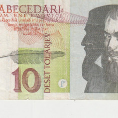 M1 - Bancnota foarte veche - Slovenia - 10 tolari - 1992