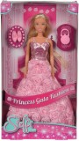 Papusa Steffi cu rochie roz de gala si accesorii, 29 cm