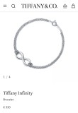 BRATARA ARGINT 925 - TIFFANY - Model Infinity - 330E !