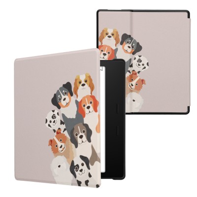 Husa Kwmobile pentru Amazon Kindle Oasis 10, Multicolor, Piele ecologica, KWM000010AE057C foto