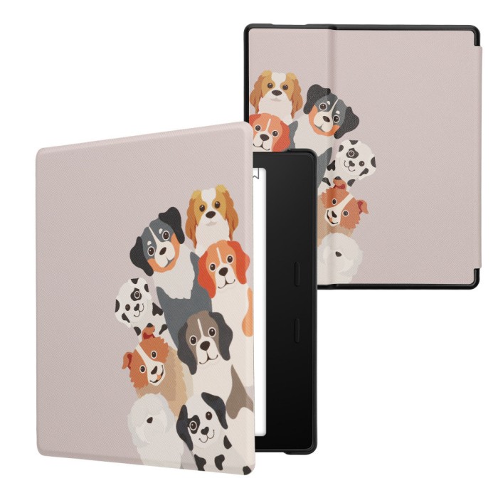 Husa Kwmobile pentru Amazon Kindle Oasis 10, Multicolor, Piele ecologica, KWM000010AE057C