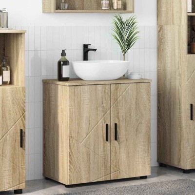 vidaXL Dulap de Baie Stejar sonoma 61 x 35 x 64 cm Lemn compozit 883286 foto