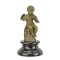 Ingeras cantand la vioara-statueta din bronz cu un soclu din marmura BF-1