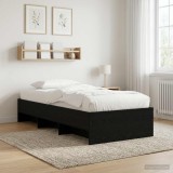 Cumpara ieftin Cadru de pat cu raft Stejar Negru 80 x 200 cm Lemn prelucrat