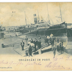 4805 - BRAILA, Harbor, Ships, Romania - old postcard - used - 1906