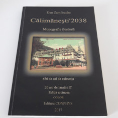 Cartofilie Calimanesti monografie ilustrata carte cu autograf