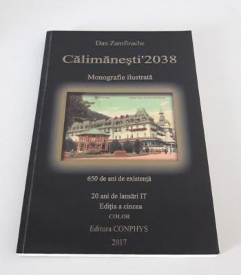 Cartofilie Calimanesti monografie ilustrata carte cu autograf foto