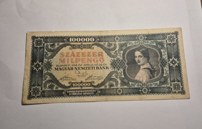 100000 Milpengo Pengo 1946 Frumoasa