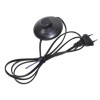 Cablu cu Intrerupator Picior Negru 1.5m, 2x0.5mm&sup2;, 220V, pentru Lampa, Lampadar