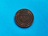 5 Centimes 1891 Tunisia-Rarut
