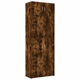 Dulap depozitare stejar fumuriu 80x42,5x225 cm lemn prelucrat