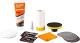 Kit Strend Pro pentru renovare faruri auto, curatare, slefuire si polish, 14 piese