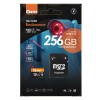 Dato - Memory Card Endurance (DTTF256GU3A2V30HA) - Micro SDXC, 256GB, U3, A2, V30, Read 95MB/s, Write 40MB/s - Black