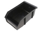 Cuvă ESD 160mm x 98mm x 70mm, neagră, pentru componente electronice