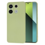 Husa premium pentru xiaomi redmi note 13 pro 5g / poco x6 - softflex, microfibra, matcha