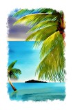 Cumpara ieftin Sticker decorativ Ocean, Albastru, 85 cm, 11132ST, Oem