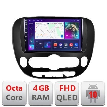Navigatie Kia Soul 2014-2019 Android radio gps internet quad core 4+64 carplay android auto Kit-soul-2014+EDT-E309v3 CarStore Technology