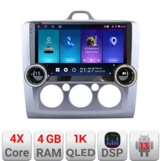 Navigatie Ford Focus clima manuala Kit-140-manual Edotec 4+64 10.5 inch Incell 1K android Wifi 5Ghz gps internet 32 CarStore Technology foto