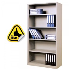 ETAJERA METALICA 4 RAFTURI E80, 800x350x1800 mm (LxlxH), 50 kg/polita, Asamblat, PLUS