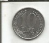 No(1) moneda-ROMANIA-10 LEI 1992