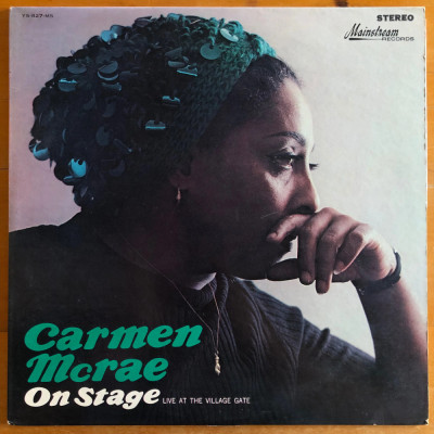 Vinil &amp;quot;Japan Press&amp;quot; Carmen McRae - On Stage: Live At The Village Gate (G+) foto