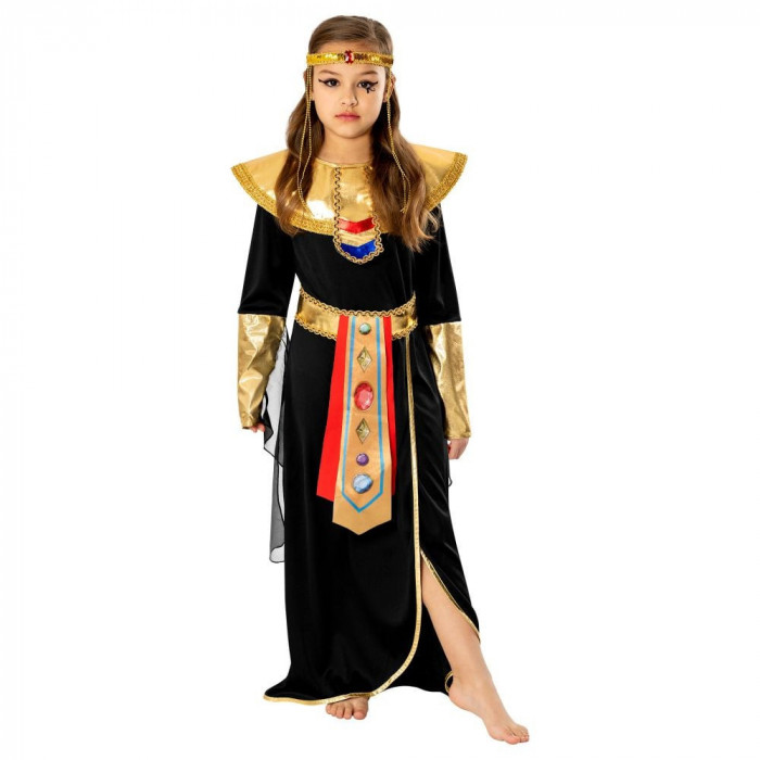 Costum Cleopatra, regina egipteana, pentru fete 7-8 ani 120 - 130 cm