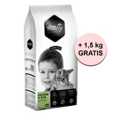 Amity CATS Premium KITTEN Chicken and Rice 10 kg + 1,5 kg GRATUIT foto
