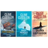 Pachet format din 3 titluri Zorii semilunii, Orasul pierdut, Sageata lui Poseidon - Clive Cussler Dirk Cussler