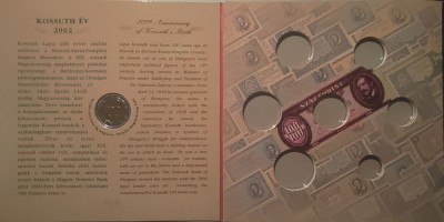 100 forint (Proof) Set Monetarie Ungaria 2002 - Kossuth Lajos foto