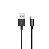 Cablu micro usb 1m silver edition - negru, Oem