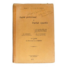 Furtul profesional si furtul sportiv, 1935