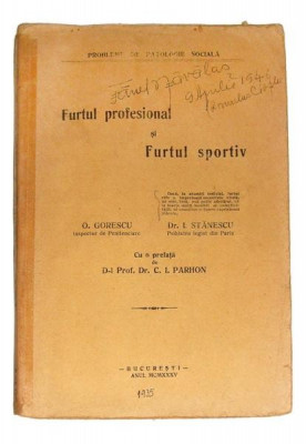 Furtul profesional si furtul sportiv, 1935 foto