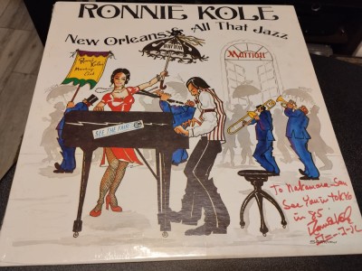 Vinil LP RONNIE KOLE New Orleans &amp;amp; All That Jazz Vol II (M) NOU ! SIGILAT ! foto