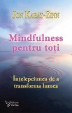 Mindfulness pentru toti. Intelepciunea de a transforma lumea &ndash; Jon Kabat-Zinn