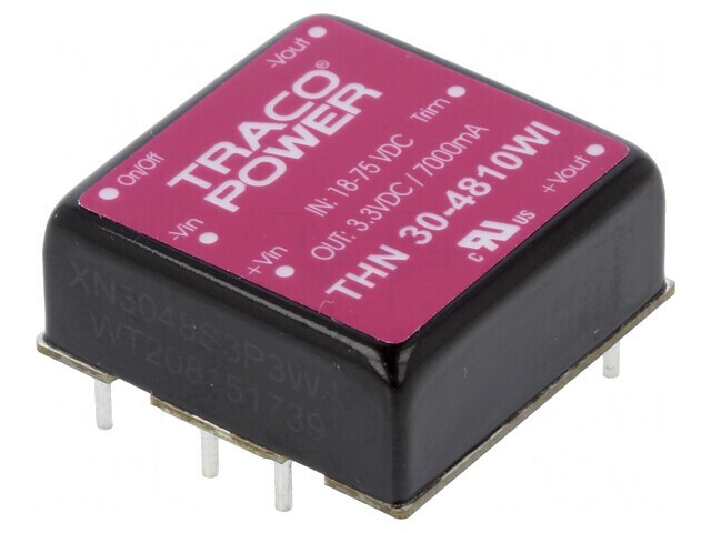 Convertor DC/DC 30W 18-75V la 3.3V 7000mA