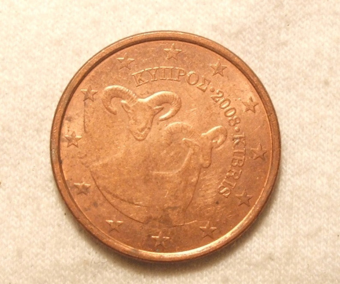 CIPRU 5 EURO CENTI 2008