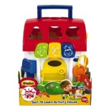 Cumpara ieftin Jucarie educationala si interactiva pentru bebelusi Winfun, casuta muziicala cu sortator si lumini