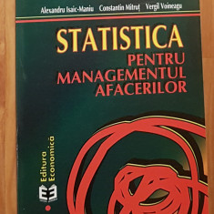 Statistica pentru managementul afacerilor de Alexandru Isaic-Maniu