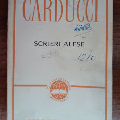 myh 712f - Carduci - Scrieri alese - ed 1964