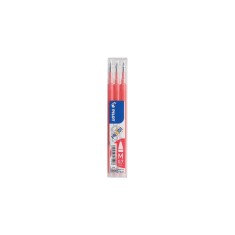 Pachet 12 buc set 3 Rezerve Roller Frixion Ball Pilot 0.7 mm varf mediu Rezerva roller Frixion Pilot 3 buc/set Roz Coral