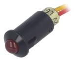 Lampă Control LED Roșie 12V 8.2mm IP40